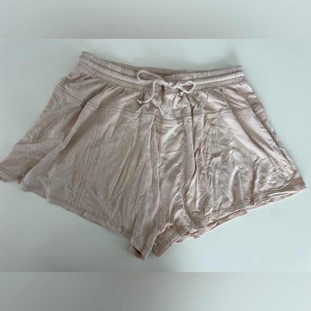 NWT L*Space Linen Blend Day‎ Tripper Shorts in Sand Sz L